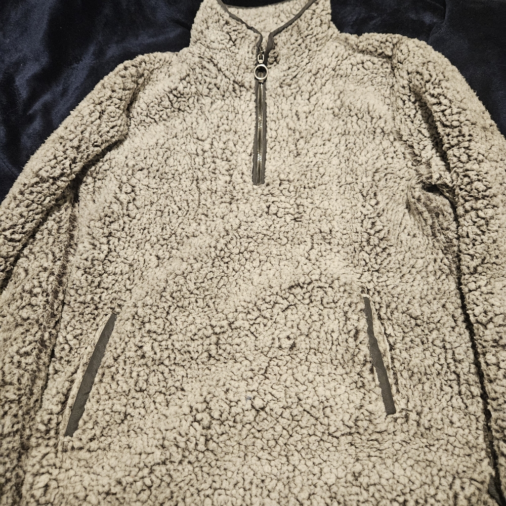 Cozy Sherpa Quarter-Zip Pullover